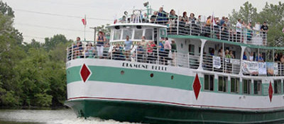 Cruise boat on the Rouge River