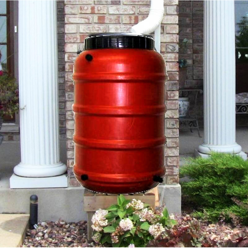 Terra Cotta Rain Barrel (50 and 55 Gallon Options)