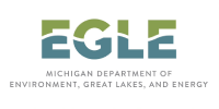 Michigan Department of Environment, Great Lakes, and Energy logo.