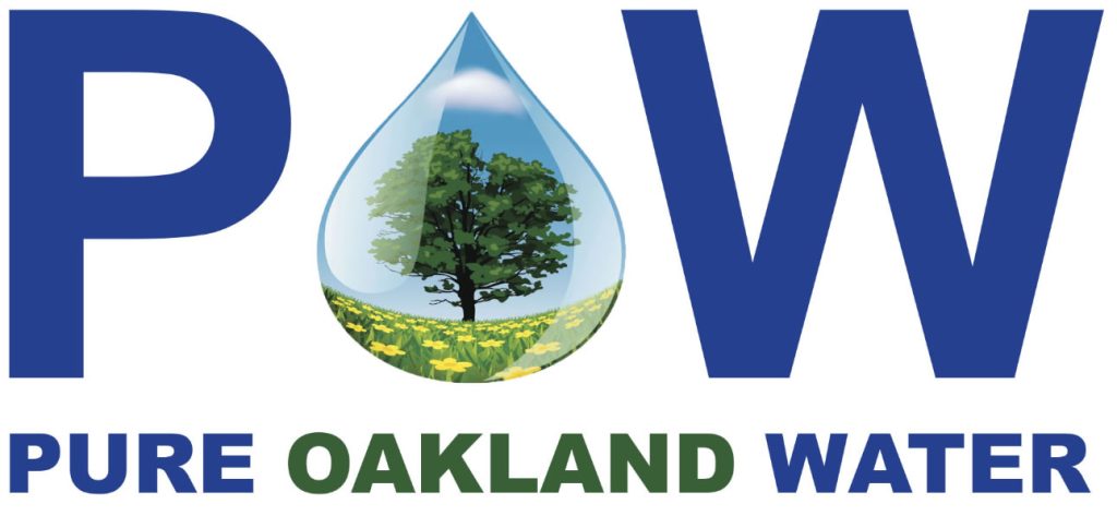 Pure Oakland Water logo.